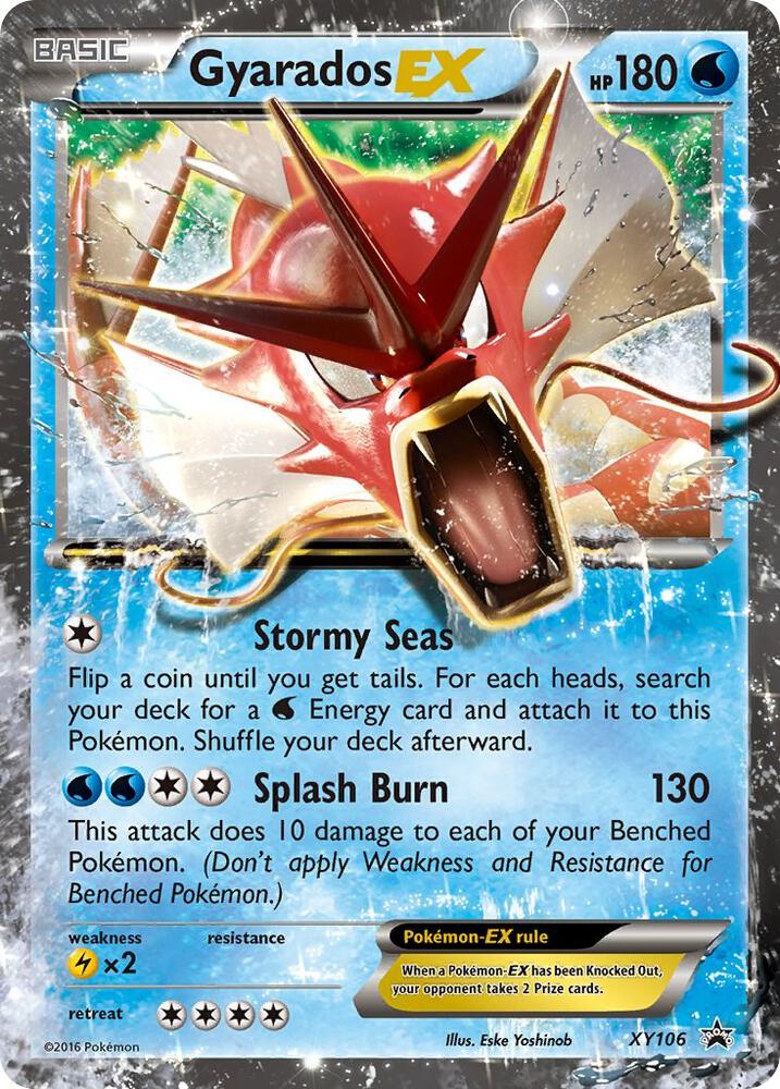 Gyarados EX Promo XY Promos XY106 MP (Back)