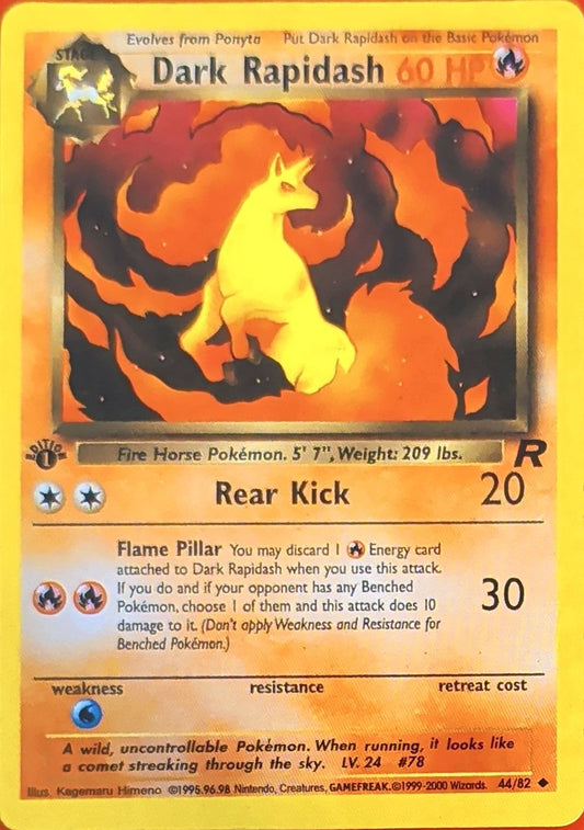 Dark Rapidash Uncommon Team Rocket 44/82 MP