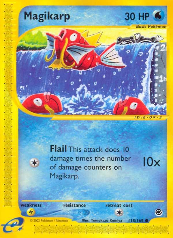 Magikarp 118/165 — Pokémon Expedition Base Set