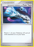 Team Galactic's Invention G-105 Poké Turn 118/127 Pokémon Platinum (2009) English card — catalogue reference