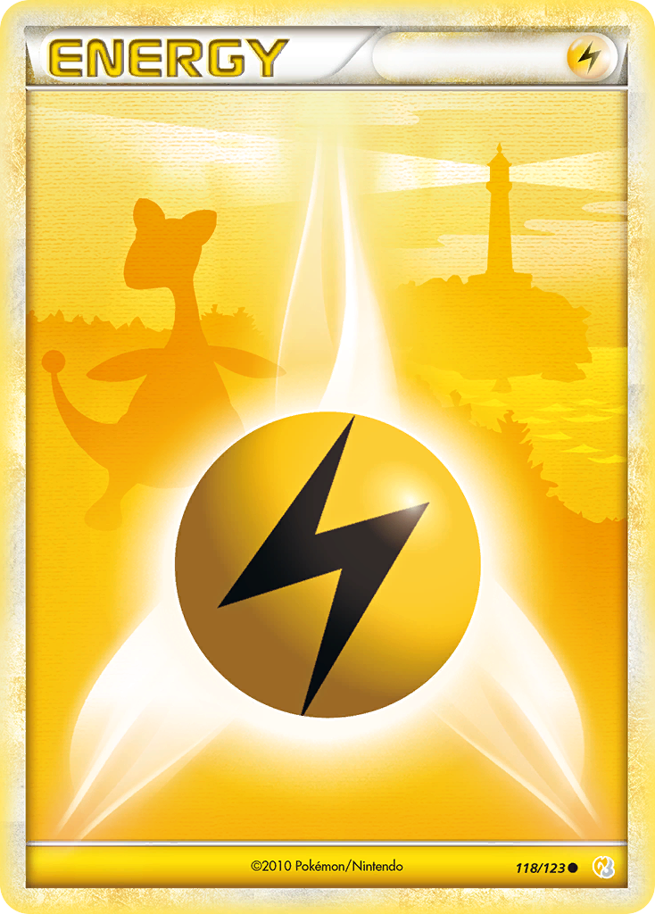 Lightning Energy 118/123 Pokémon HeartGold & SoulSilver (2010) English card — catalogue reference