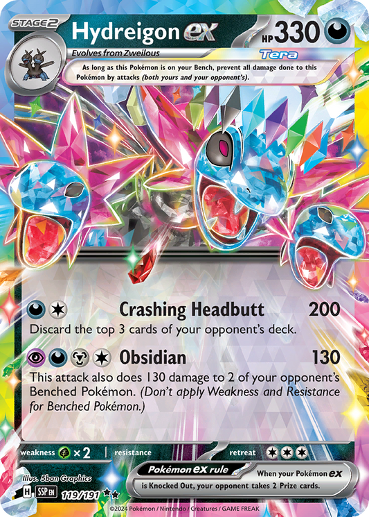 Pokemon Hydreigon ex Surging Sparks 119/191