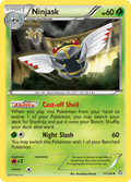 Ninjask 11/124 Pokémon Dragons Exalted (2012) English card — catalogue reference