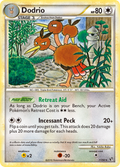 Dodrio 11/90 Pokémon Undaunted (2010) English card — catalogue reference