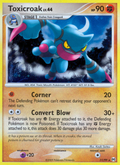 Toxicroak 11/99 Pokémon Arceus (2009) English card — catalogue reference