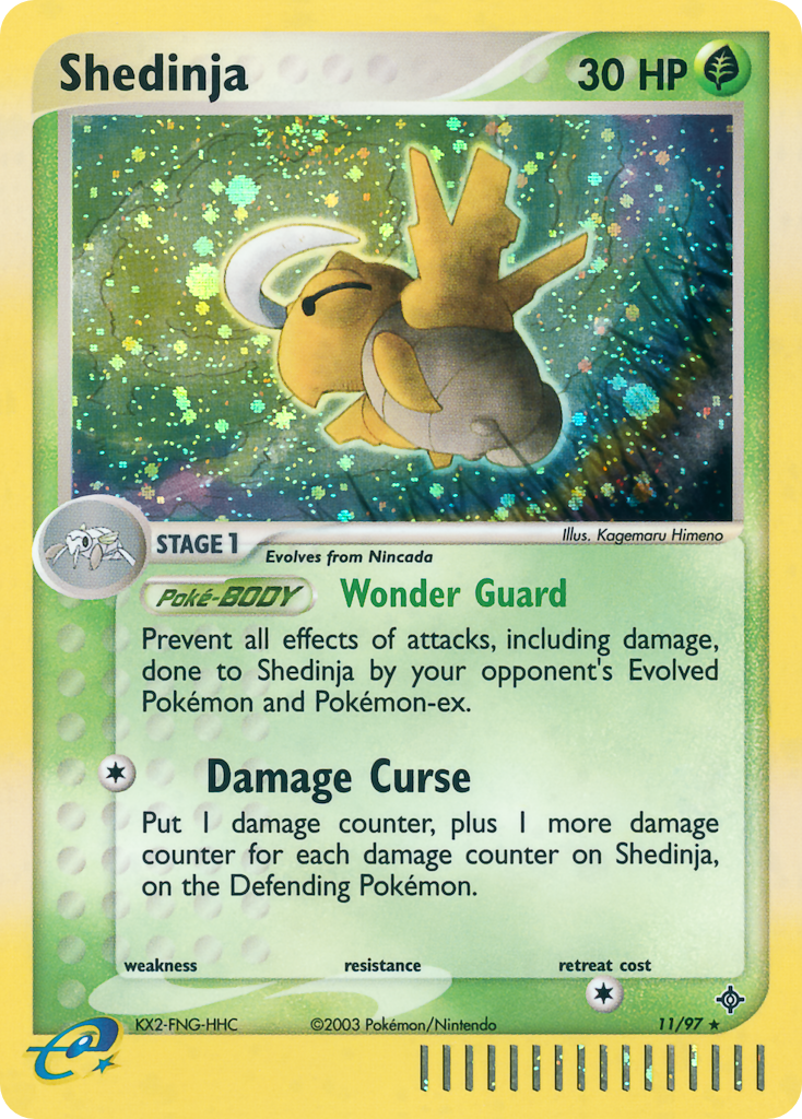 Shedinja 11/97 — Pokémon EX Dragon