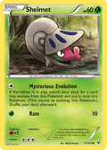 Shelmet 11/101 Pokémon Noble Victories (2011) English card — catalogue reference