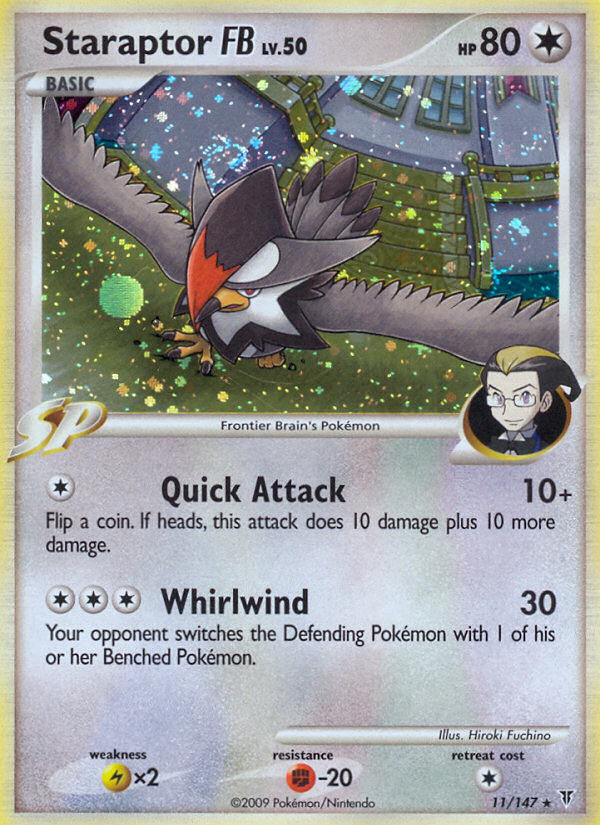 Staraptor FB 11/147 Pokémon Supreme Victors (2009) English card — catalogue reference