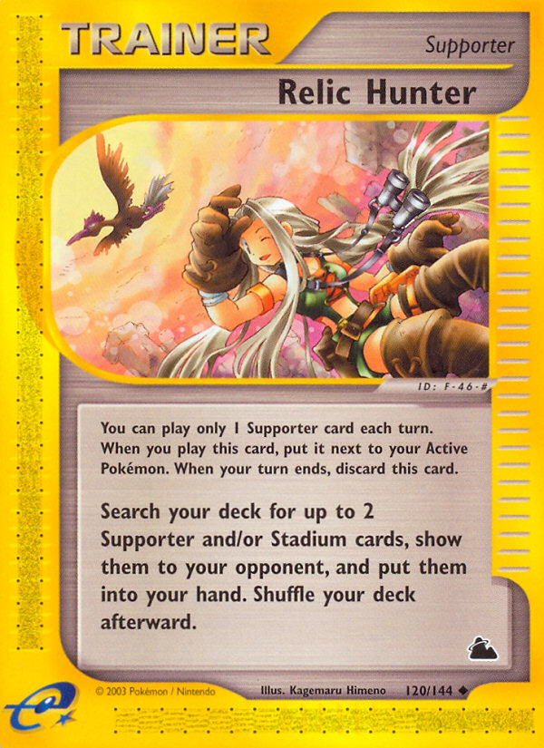 Relic Hunter 120/144 — Pokémon Skyridge