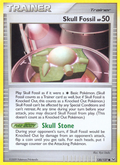 Skull Fossil 120/127 Pokémon Platinum (2009) English card — catalogue reference