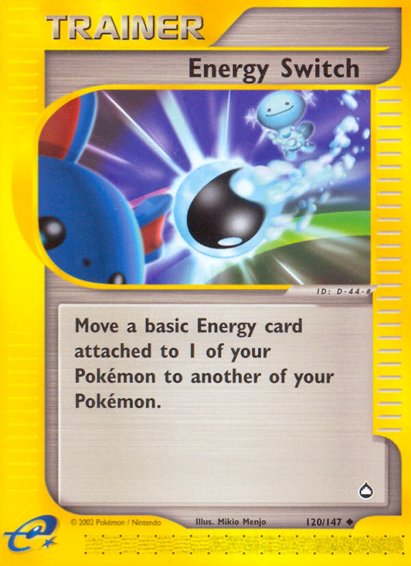 Energy Switch 120/147 — Pokémon Aquapolis
