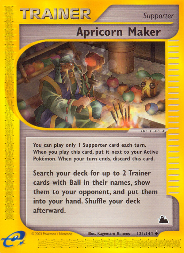 Apricorn Maker 121/144 — Pokémon Skyridge