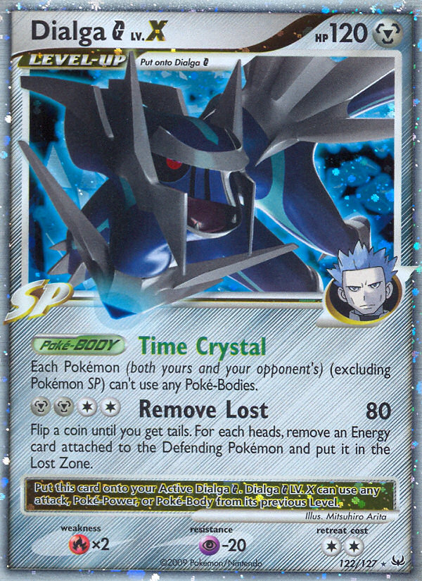 Dialga G LV.X 122/127 Pokémon Platinum (2009) English card — catalogue reference