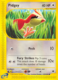 Pidgey 123/165 — Pokémon Expedition Base Set