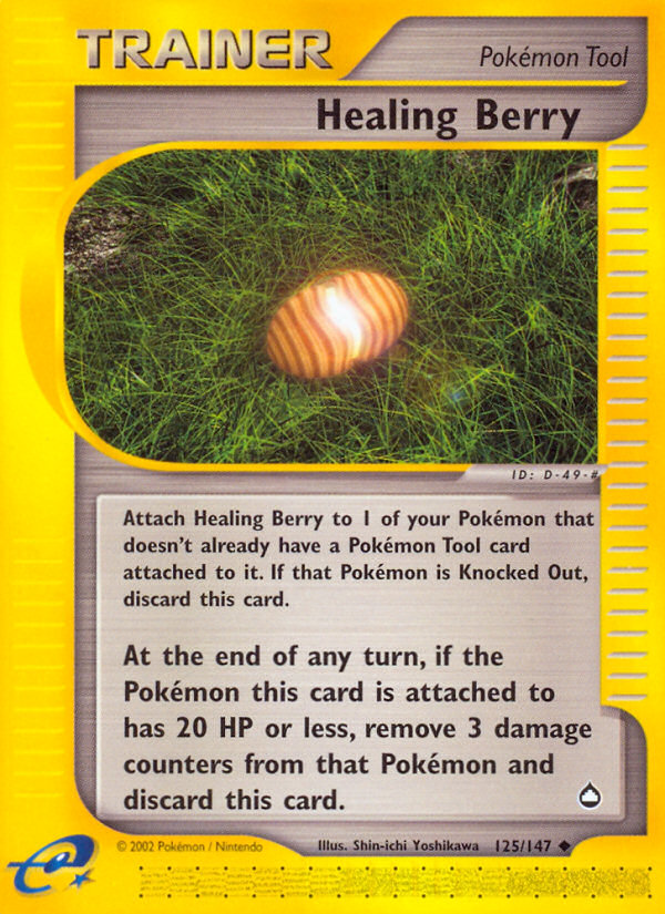 Healing Berry 125/147 — Pokémon Aquapolis