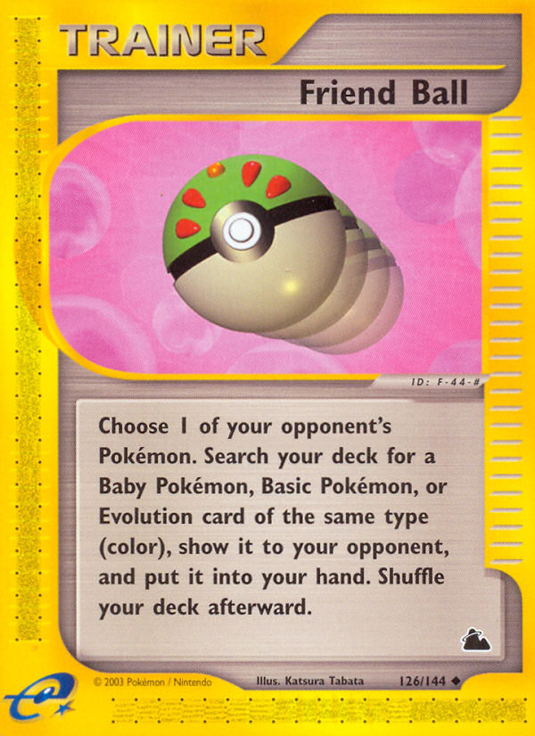 Friend Ball 126/144 — Pokémon Skyridge