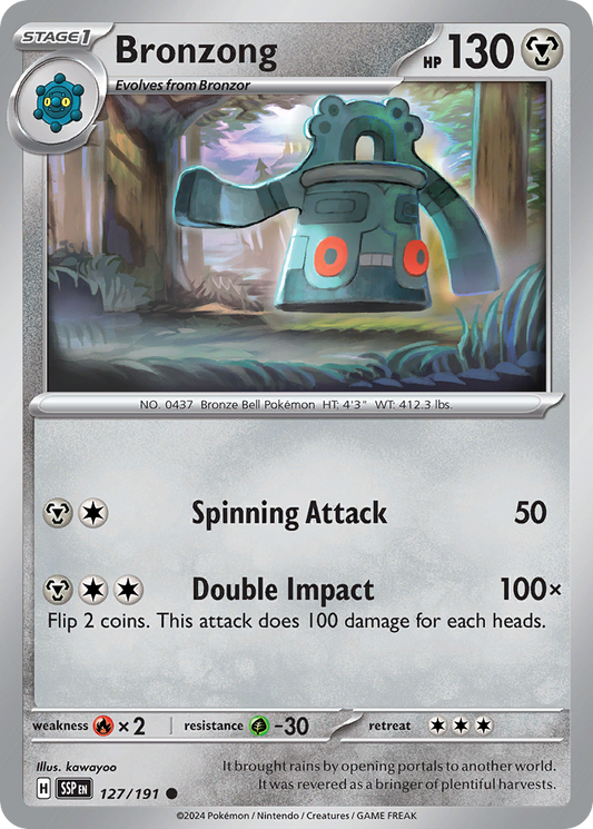 Pokemon Bronzong Surging Sparks 127/191