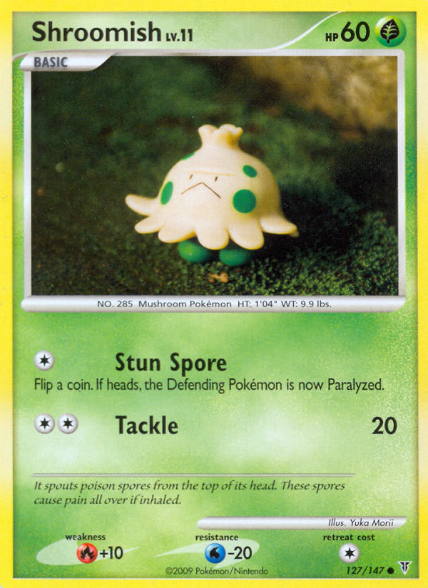 Shroomish 127/147 Pokémon Supreme Victors (2009) English card — catalogue reference