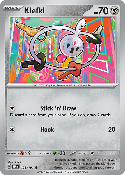 Pokemon Klefki Surging Sparks 128/191