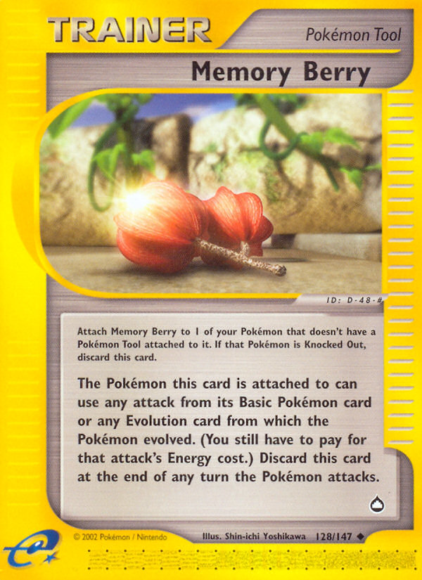 Memory Berry 128/147 — Pokémon Aquapolis