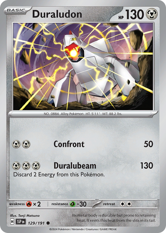 Pokemon Duraludon Surging Sparks 129/191
