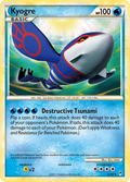 Kyogre 12/95 Pokémon Call of Legends (2011) English card — catalogue reference