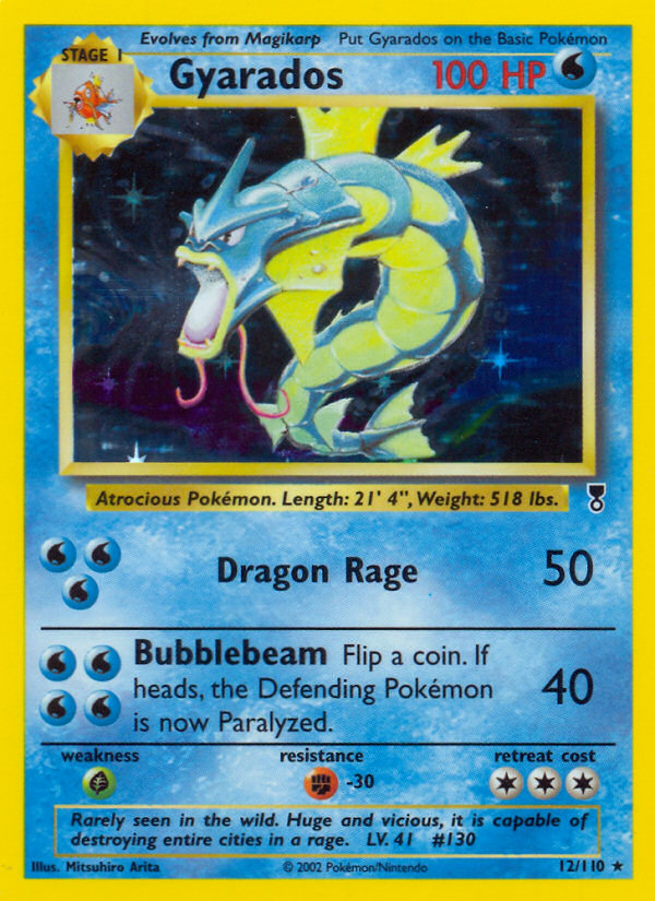 Gyarados 12/110 — Pokémon Legendary Collection