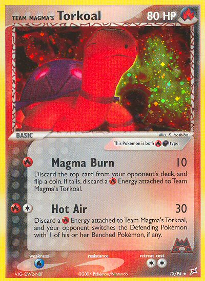 Team Magma's Torkoal 12/95 — Pokémon EX Team Magma vs Team Aqua
