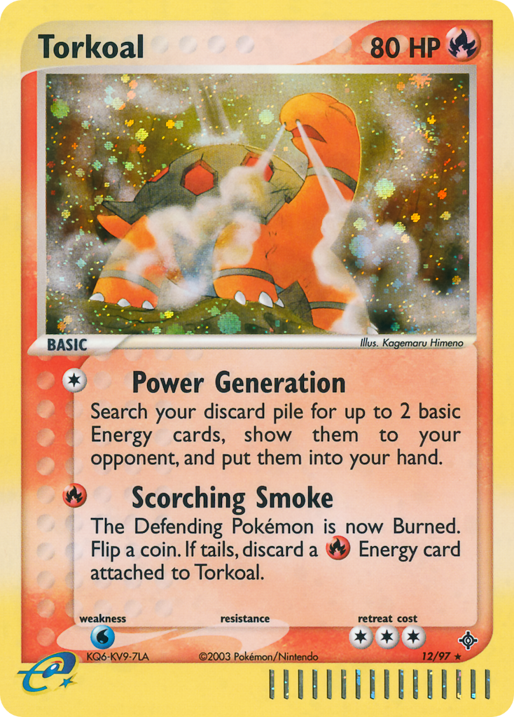 Torkoal 12/97 — Pokémon EX Dragon