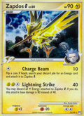 Zapdos G 12/99 Pokémon Arceus (2009) English card — catalogue reference