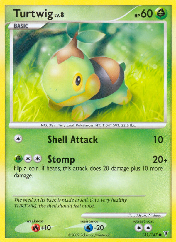 Turtwig 131/147 Pokémon Supreme Victors (2009) English card — catalogue reference