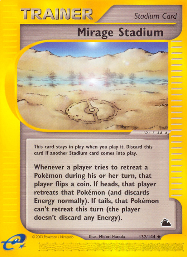 Mirage Stadium 132/144 — Pokémon Skyridge
