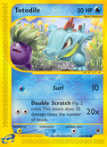 Totodile 134/165 — Pokémon Expedition Base Set