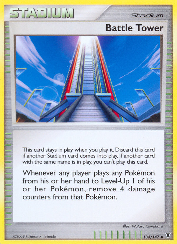 Battle Tower 134/147 Pokémon Supreme Victors (2009) English card — catalogue reference