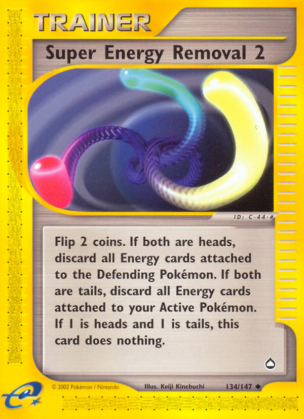 Super Energy Removal 2 134/147 — Pokémon Aquapolis