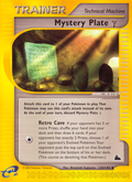 Mystery Plate γ 135/144 — Pokémon Skyridge