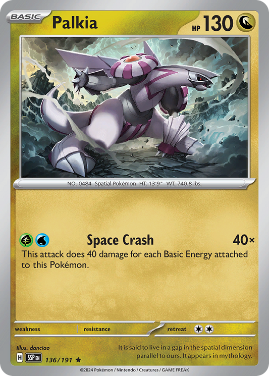 Pokemon Palkia Surging Sparks 136/191