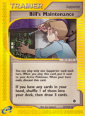Bill's Maintenance 137/165 — Pokémon Expedition Base Set