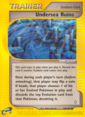 Undersea Ruins 138/147 — Pokémon Aquapolis