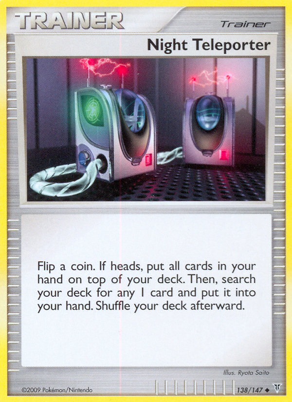 Night Teleporter 138/147 Pokémon Supreme Victors (2009) English card — catalogue reference