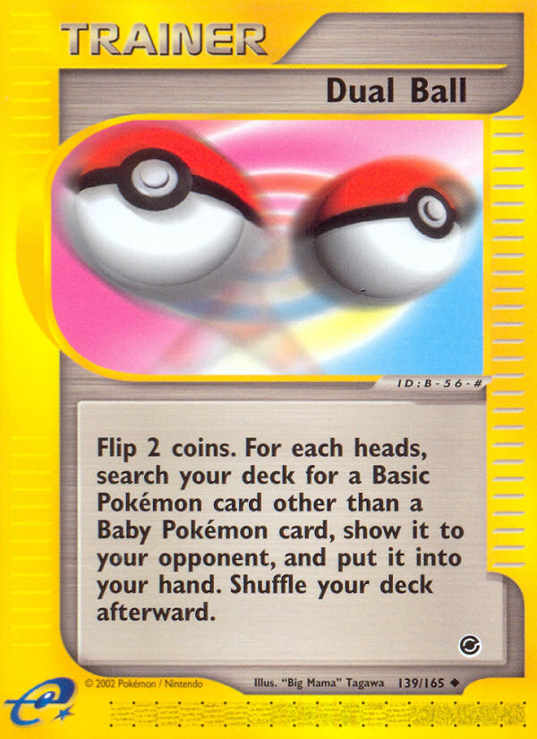 Dual Ball 139/165 — Pokémon Expedition Base Set