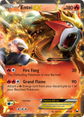 Entei-EX 13/108 Pokémon Dark Explorers (2012) English card — catalogue reference
