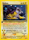 Raikou 13/64 — Pokémon Neo Revelation