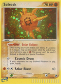 Solrock 13/100 — Pokémon EX Sandstorm