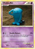 Wobbuffet 13/123 Pokémon HeartGold & SoulSilver (2010) English card — catalogue reference