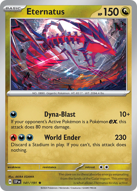 Pokemon Eternatus Surging Sparks 141/191