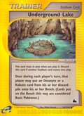 Underground Lake 141/144 — Pokémon Skyridge