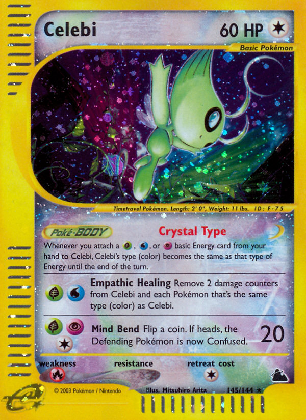 Celebi 145/144 — Pokémon Skyridge