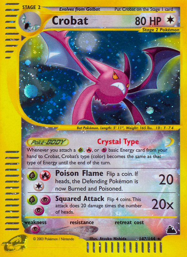 Crobat 147/144 — Pokémon Skyridge