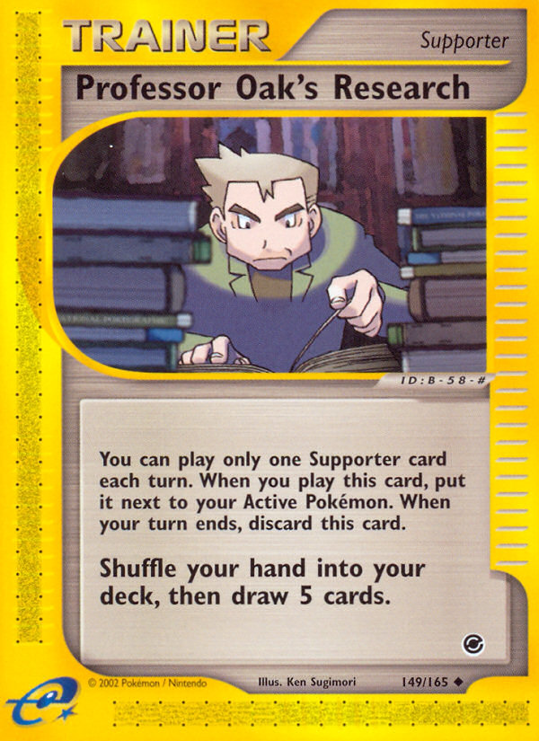 Professor Oak's Research 149/165 — Pokémon Expedition Base Set